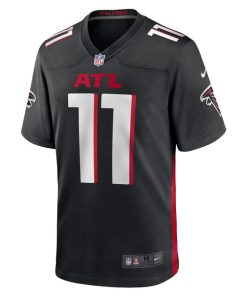 Alternative view of Logan Woodside Atlanta Falcons Nike Team Game Jersey -  Black
