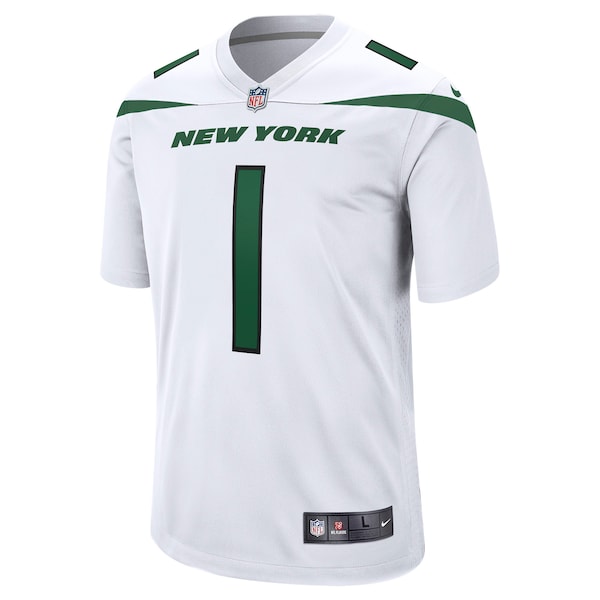 Ahmad Sauce Gardner New York Jets Nike Player Game Jersey - White/Green - Image 3