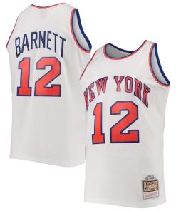 Dick Barnett New York Knicks 1969/70 Hardwood Classics Swingman Jersey - White