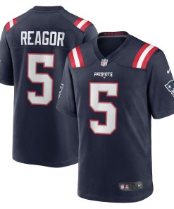 Jalen Reagor New England Patriots Nike Team Game Jersey -  Navy