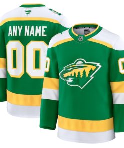 Minnesota Wild  Alternate Premium Custom Jersey - Green