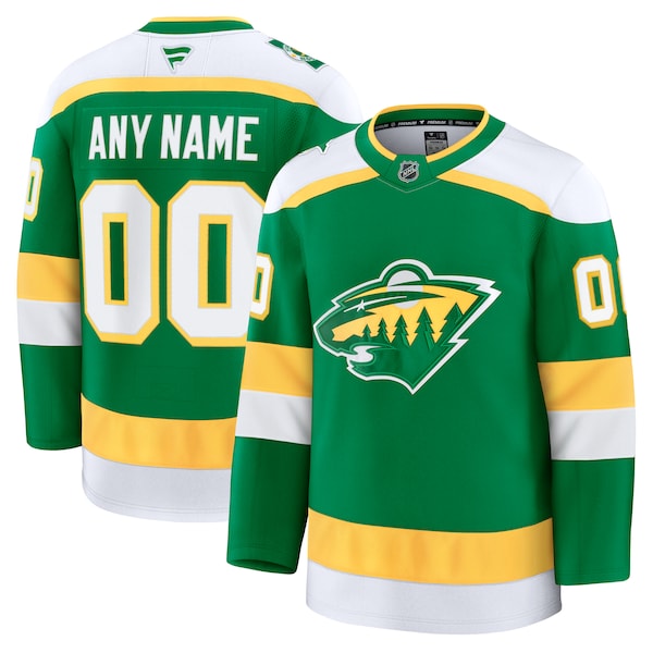 Minnesota Wild Alternate Premium Custom Jersey - Green