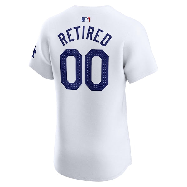 Los Angeles Dodgers Nike Home Elite Pick-A-Player Retired Roster Jersey - White - Image 2