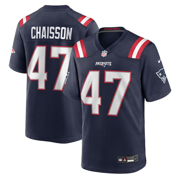 K'Lavon Chaisson New England Patriots Nike Team Game Jersey - Navy