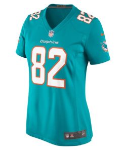Alternative view of Tahj Washington Miami Dolphins Nike Women's  Game Jersey -  Aqua