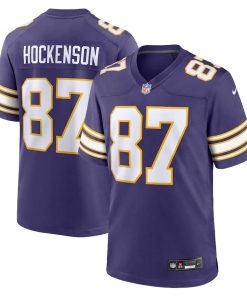 T.J. Hockenson Minnesota Vikings Nike Classic Player Game Jersey - Purple