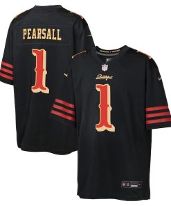 Ricky Pearsall San Francisco 49ers Nike Youth 2025 Rivalries Collection Game Jersey - Black