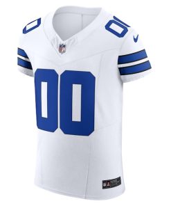 Alternative view of Dallas Cowboys Nike Vapor F.U.S.E. Elite Custom Jersey - White