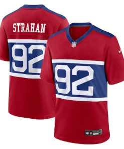 Michael Strahan New York Giants Nike Alternate Retired Player Game Jersey - Century Red