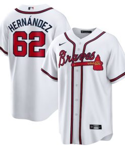 Daysbel Hernandez Atlanta Braves Nike Home Replica Jersey - White