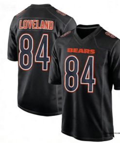 Colston Loveland Chicago Bears Nike Fashion Game Jersey - Black