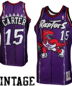 Vince Carter Toronto Raptors 1998/99 Throwback Authentic Jersey - Purple