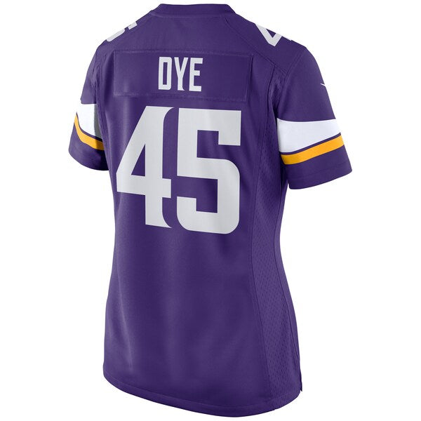 Troy Dye Minnesota Vikings Nike Women's Game Jersey - Purple - Image 3