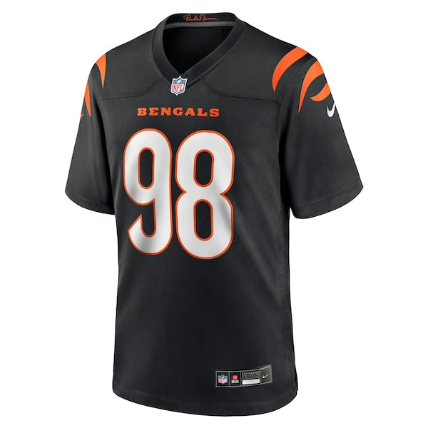 Tedarrell Slaton Jr Cincinnati Bengals Nike Team Game Jersey - Black - Image 2