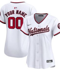 Washington Nationals Nike Women's Home Limited Custom Jersey - White