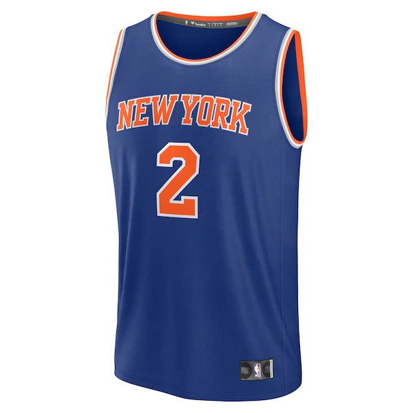 Miles McBride New York Knicks Fast Break Replica Player Jersey - Icon Edition - Blue - Image 2