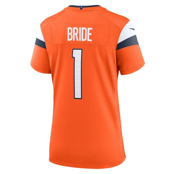Number 1 Bride Denver Broncos Nike Women's Game Jersey - Orange - Image 3
