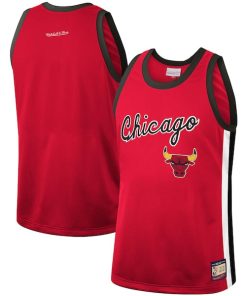 Chicago Bulls  Hardwood Classics Team Heritage Fashion Jersey - Red