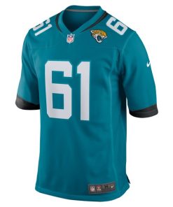 Alternative view of Jerome Carvin Jacksonville Jaguars Nike Team Game Jersey -  Teal