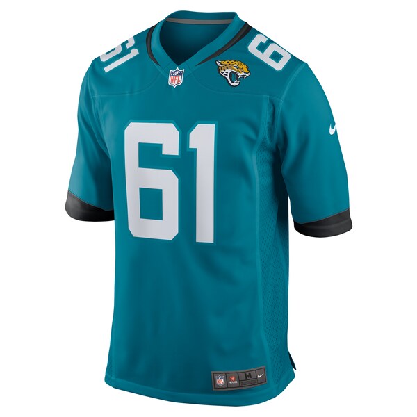 Jerome Carvin Jacksonville Jaguars Nike Team Game Jersey - Teal - Image 2