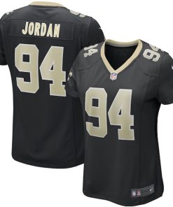 Cameron Jordan New Orleans Saints Nike Women's Game Jersey - Black/White