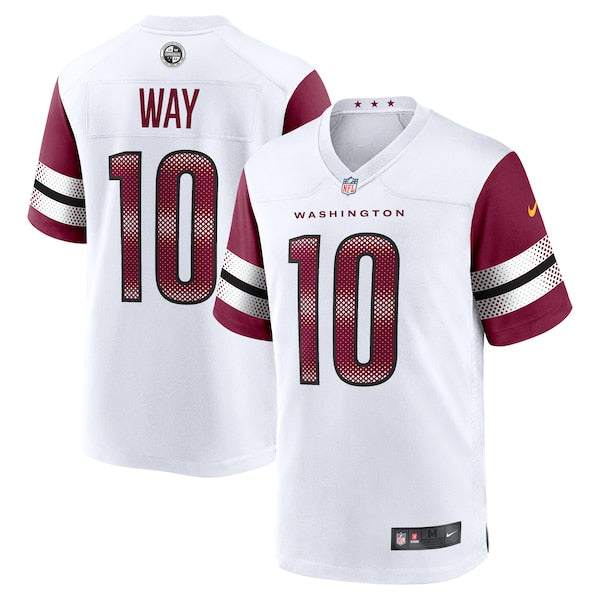 Tress Way Washington Commanders Nike Game Jersey - White