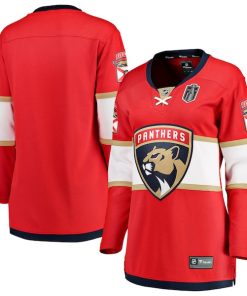 Florida Panthers  Women's 2025 Stanley Cup Final Home Breakaway Jersey - Red