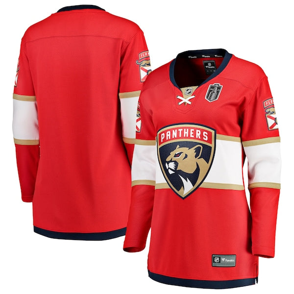 Florida Panthers Women's 2025 Stanley Cup Final Home Breakaway Jersey - Red