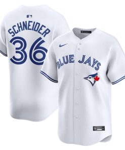 Davis Schneider Toronto Blue Jays Nike Home Limited Player Jersey - White