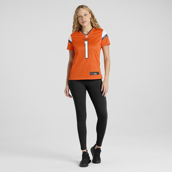 Evan Engram Denver Broncos Nike Women's Team Game Jersey - Orange - Image 5
