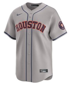 Alternative view of Houston Astros Nike Away Limited Jersey - Gray
