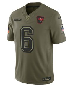 Alternative view of Baker Mayfield Tampa Bay Buccaneers Nike 2025 Salute to Service Limited Jersey - Olive