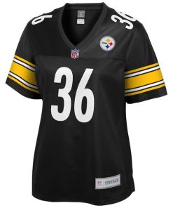 Alternative view of Jerome Bettis Pittsburgh Steelers NFL Pro Line Women's Retired Player Replica Jersey - Black