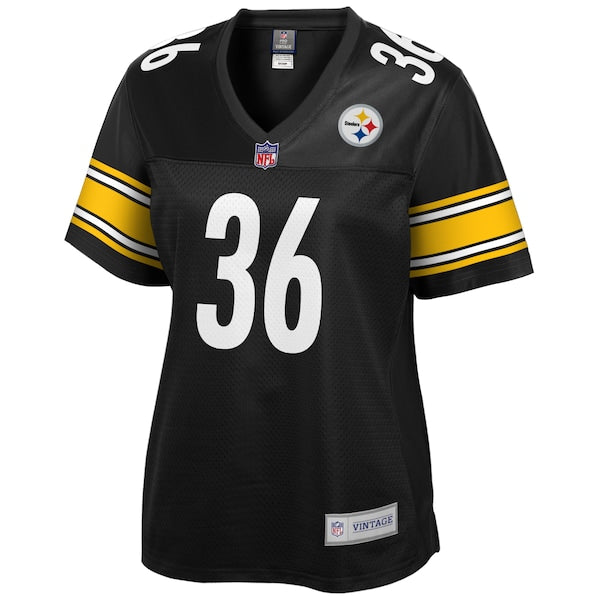Jerome Bettis Pittsburgh Steelers NFL Pro Line Women's Retired Player Replica Jersey - Black - Image 2