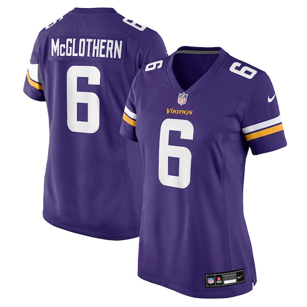 Dwight McGlothern Minnesota Vikings Nike Women's Team Game Jersey - Purple