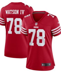 Leroy Watson San Francisco 49ers Nike Women's Team Game Jersey - Scarlet