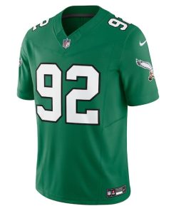 Alternative view of Reggie White Philadelphia Eagles Nike Alternate Vapor F.U.S.E. Limited Jersey - Kelly Green