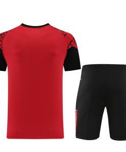 Alternative view of Puma Short Sleeve Training Jersey Set-PD02- Red/Black