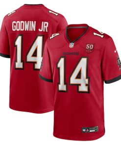 Chris Godwin Jr. Tampa Bay Buccaneers Nike 50th Season Team Game Jersey - Red