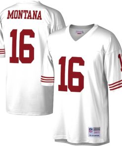 Joe Montana San Francisco 49ers Legacy Replica Jersey - White/Scarlet