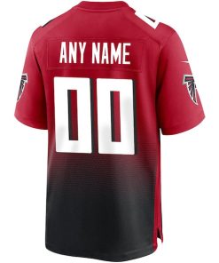 Alternative view of Atlanta Falcons Nike Alternate Custom Game Jersey - Red