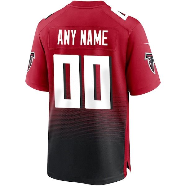 Atlanta Falcons Nike Alternate Custom Game Jersey - Red - Image 2