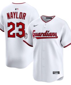 Bo Naylor Cleveland Guardians Nike Home Limited Player Jersey - White