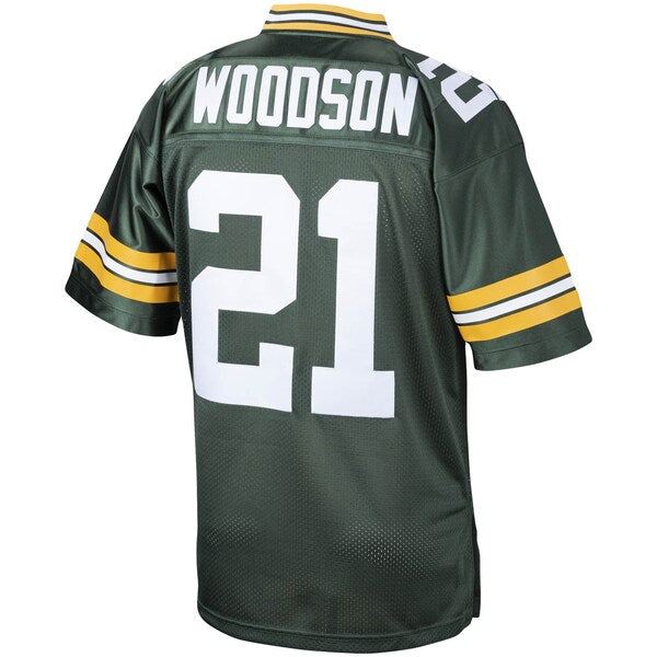 Charles Woodson Green Bay Packers 2010 Authentic Throwback Retired Player Jersey - Green - Image 3