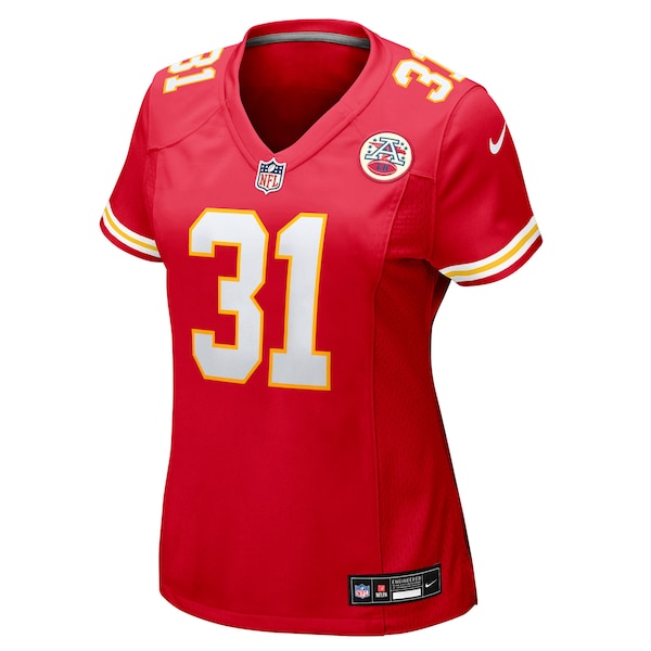 Jeffrey Bassa Kansas City Chiefs Nike Women's Team Game Jersey - Red - Image 2