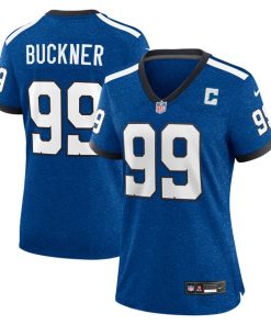 DeForest Buckner Indianapolis Colts Nike Women's Indiana Nights Alternate Game Jersey - Royal/Royal