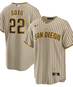 Juan Soto San Diego Padres Nike Alternate Replica Player Jersey - Tan/Brown