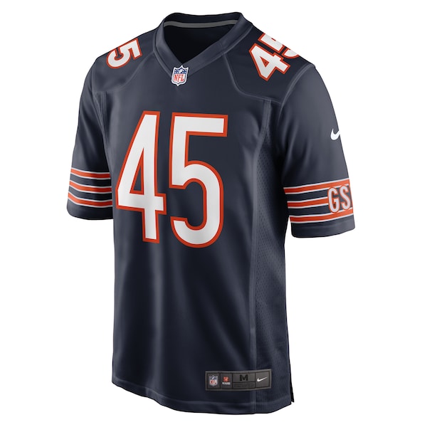 Amen Ogbongbemiga Chicago Bears Nike Game Jersey - Navy - Image 2