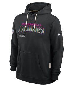 Alternative view of Jacksonville Jaguars Nike 2025 NFL Crucial Catch Sideline Standard Issue Dri-FIT Hoodie - Black
