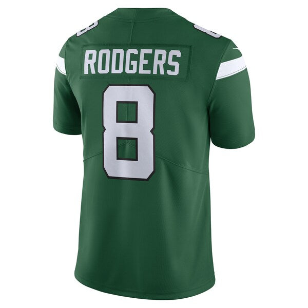 Aaron Rodgers New York Jets Nike Vapor Untouchable Limited Jersey - Gotham Green/Black - Image 4